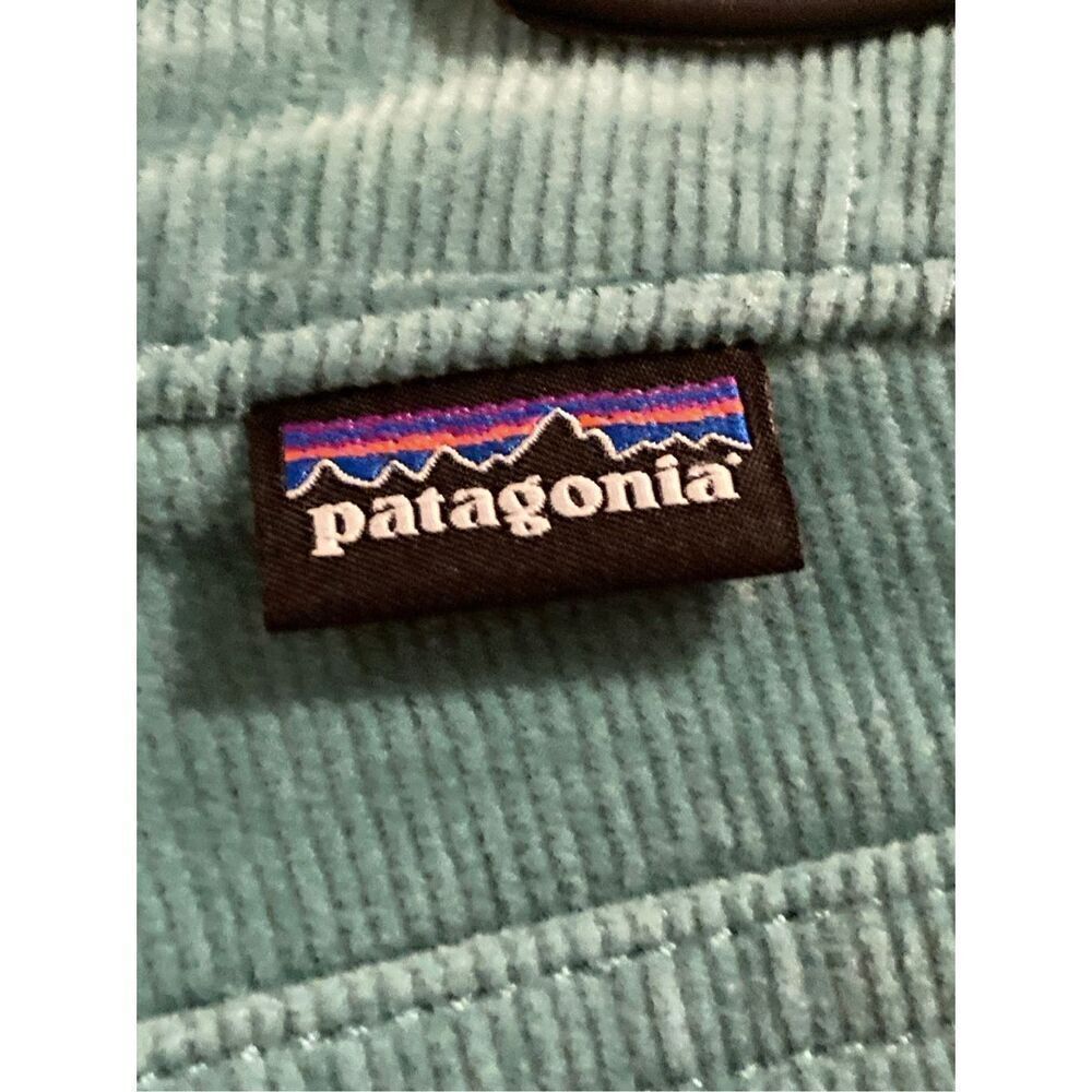 PATAGONIA Teal Green Fitted Corduroy Men’s Skinny Jeans Pants Size 29 Low Waist - Picture 2 of 15